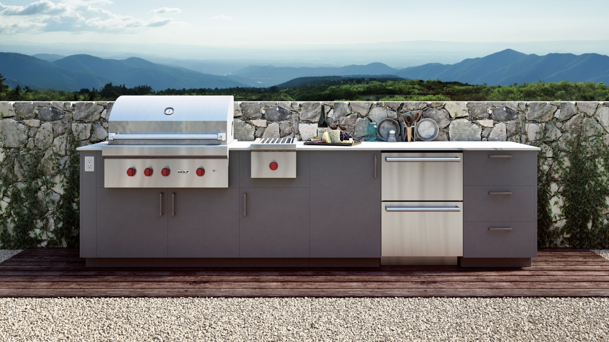 Urban Bonfire outdoor kitchen.